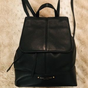 Marc Jacobs Pine Street Black Leather Backpack